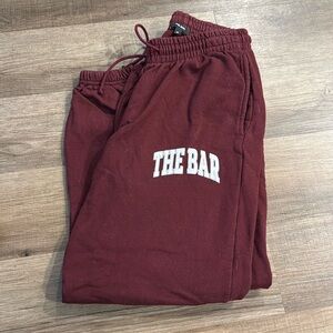 The bar sweatpants (selling matching sweatshirt too)